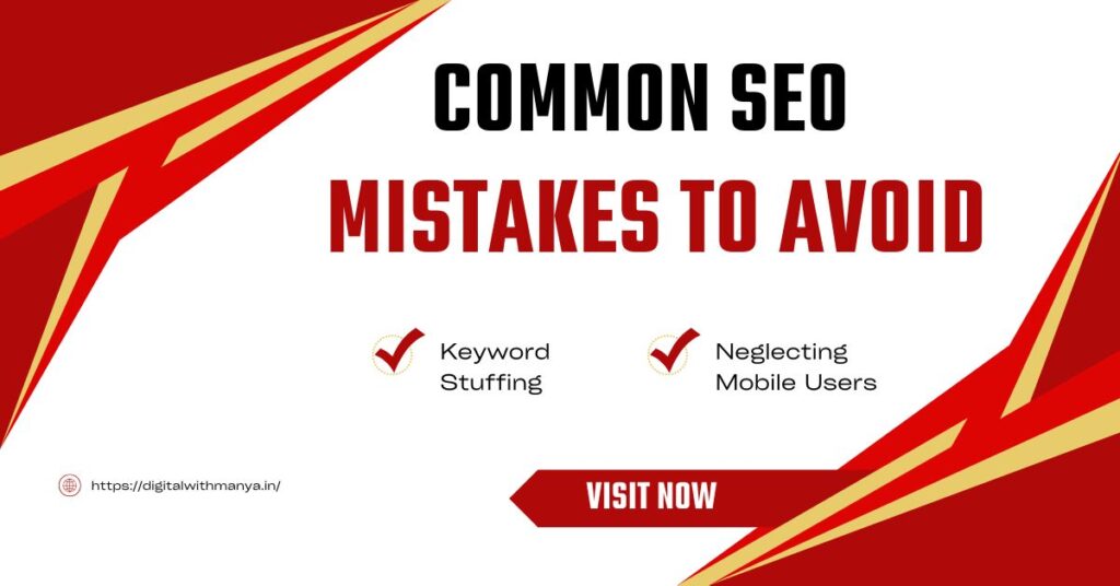 Common SEO Mistakes to Avoid